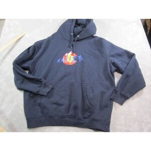 Lane Seven Hoodie Mens Extra Large Navy Blue Colorado Evolution Graphic Pullover